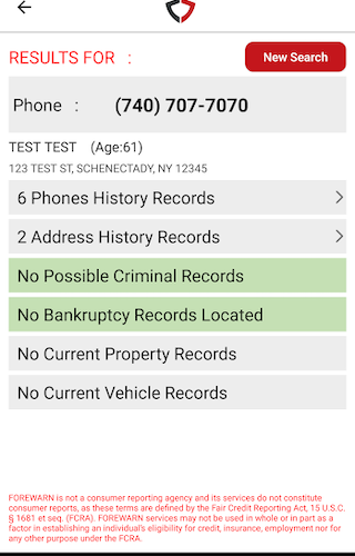 Forewarn Safety App
